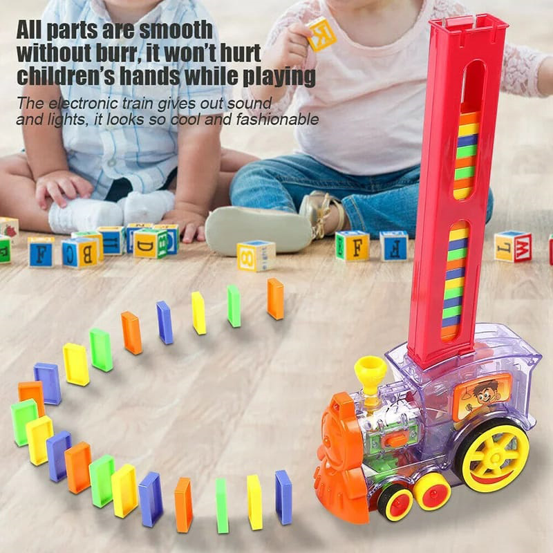 Domino Rally Electronic Train Toy