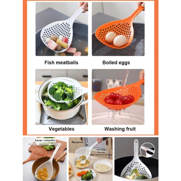 Draining spoon